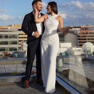 Lulus Crisscross White Jumpsuit